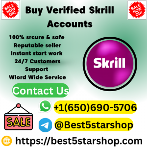 Buy Verified Skrill Accounts